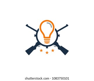 Idea Hunting Icon Logo Design Element