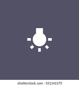 idea icon. bulb sign