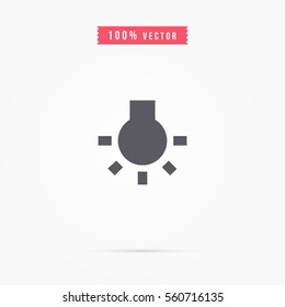 idea icon. bulb sign