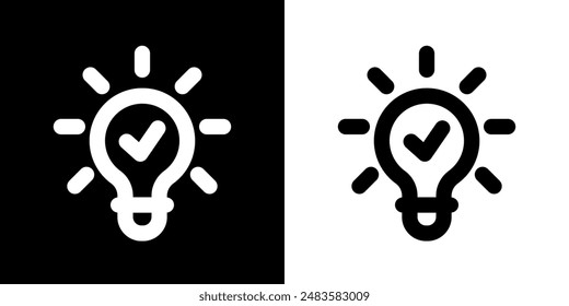 Icono de idea. Icono de negocio. Objetivo. Equipo de trabajo. Gráfico. Icono negro. Silueta.
