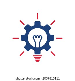idea icon, creative vector, light illustration