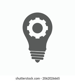 idea icon, creative vector, light illustration