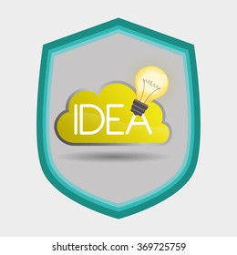 Idea icon design 