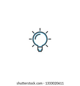 Idea icon design. Essential icon vector illustration design