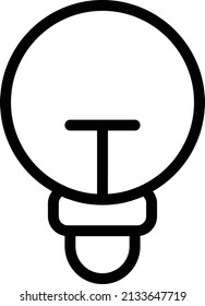 Idea Icon, Design Thinking Sign And Symbol Isolated On White Background.