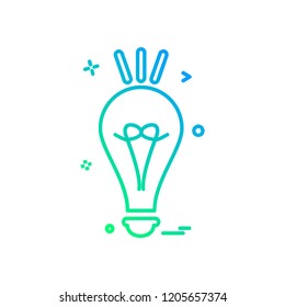 Idea icon design vector
