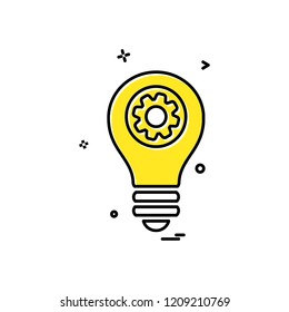 Idea icon design vector