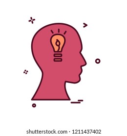 Idea icon design vector