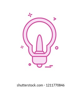 Idea icon design vector