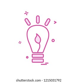 Idea icon design vector