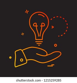 Idea icon design vector