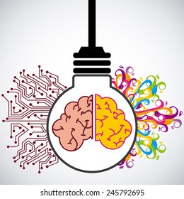 idea icon design, vector illustration eps10 graphic