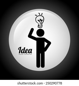 idea icon design, vector illustration eps10 graphic 