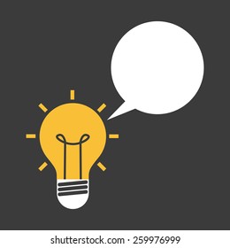 idea icon design, vector illustration eps10 graphic 
