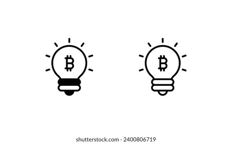 Diseño de iconos de ideas con ilustración de fondo blanco