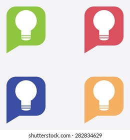 Idea Icon In Dialog Box