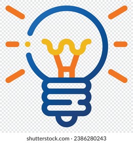 Idea Icon. Digital marketing concept. Outline color icon