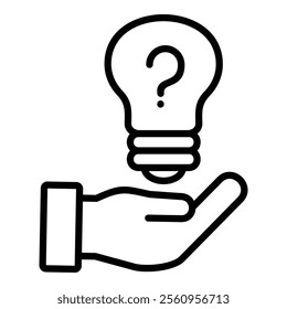 Idea Icon Element For Design