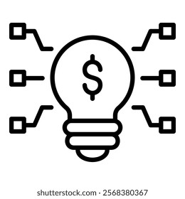 Idea Icon Element For Design