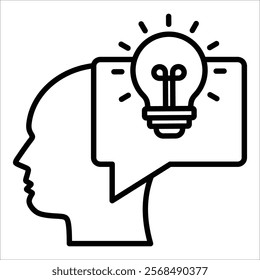 Idea Icon Element For Design