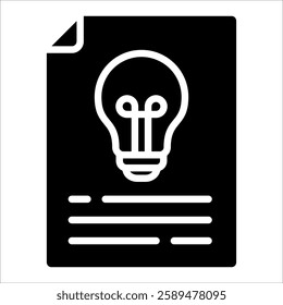 Idea Icon Element For Design