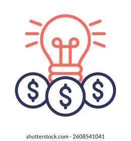 Idea Icon Element for Design