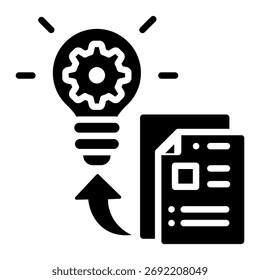 Idea elemento de icono para el diseño