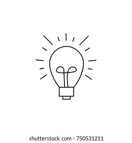 idea icon. Finance elements. Premium quality graphic design. Simple icon for websites, web design, mobile app, info graphics on white background