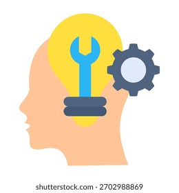 Idea Icon Ilustración vectorial de diseño plano