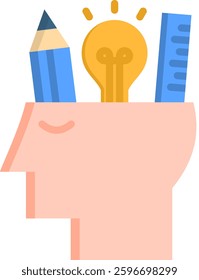 Idea Icon Flat Vector Illustration