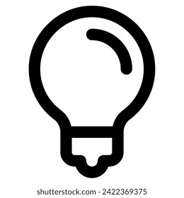 Idea Icon Illustration for web, app, infographic, etc