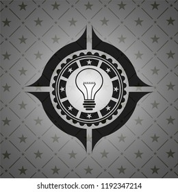 idea icon inside black badge
