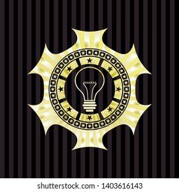 idea icon inside gold badge