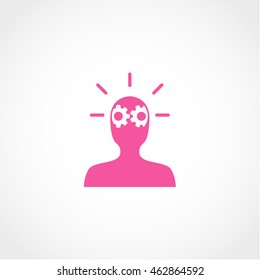 idea Icon Isolated on light Background