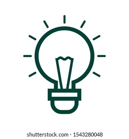 idea icon isolated on white background from education collection.