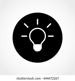 idea Icon Isolated on White Background