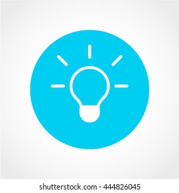 idea Icon Isolated on White Background