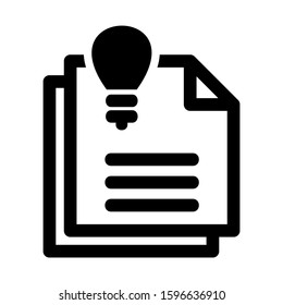 idea icon isolated sign symbol vector illustration - high quality black style vector icons

