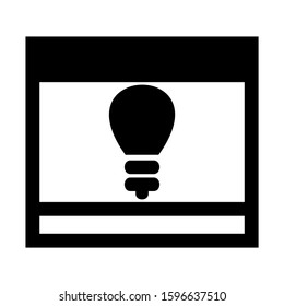 idea icon isolated sign symbol vector illustration - high quality black style vector icons
