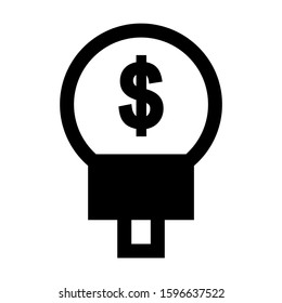 idea icon isolated sign symbol vector illustration - high quality black style vector icons
