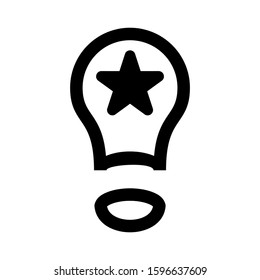 idea icon isolated sign symbol vector illustration - high quality black style vector icons
