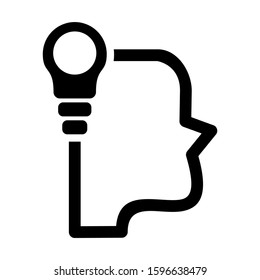 idea icon isolated sign symbol vector illustration - high quality black style vector icons
