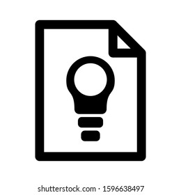 idea icon isolated sign symbol vector illustration - high quality black style vector icons
