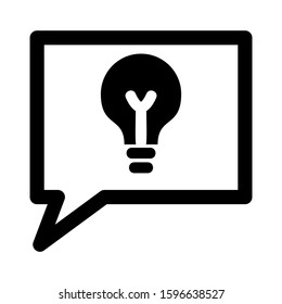 idea icon isolated sign symbol vector illustration - high quality black style vector icons
