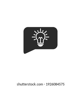 idea icon, isolated idea sign icon, vector illustration