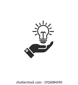 idea icon, isolated idea sign icon, vector illustration