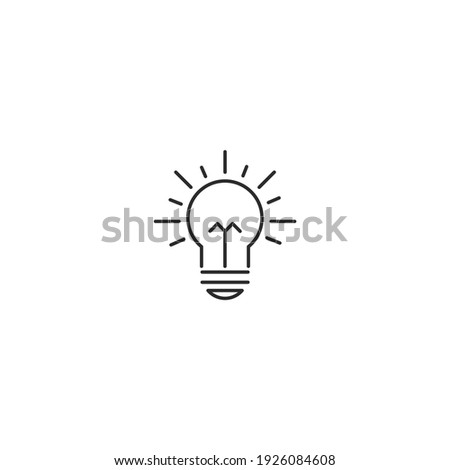 idea icon, isolated idea sign icon, vector illustration