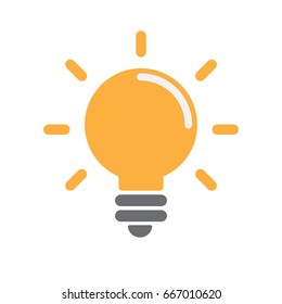 Idea icon. Isolated vector illustration.