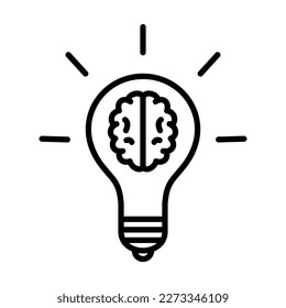 Idea Icon Logo Design Vector Template Illustration Sign And Symbol Pixels Perfect