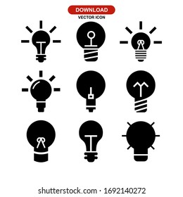 idea icon or logo isolated sign symbol vector illustration - Collection of high quality black style vector icons
